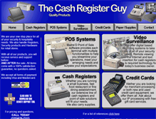 Tablet Screenshot of cashregisterguy.net